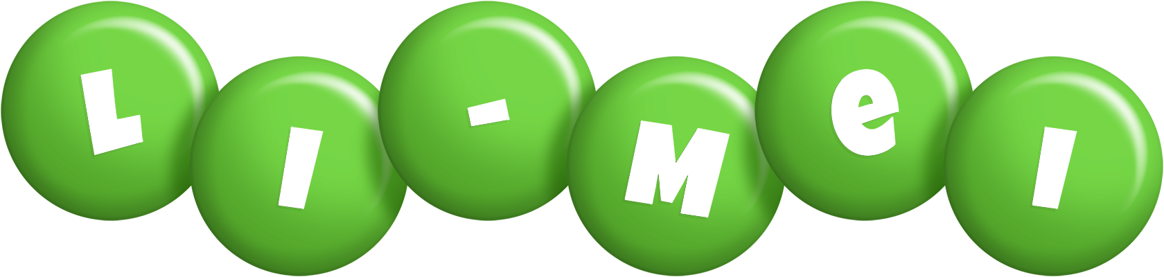 Li-Mei candy-green logo