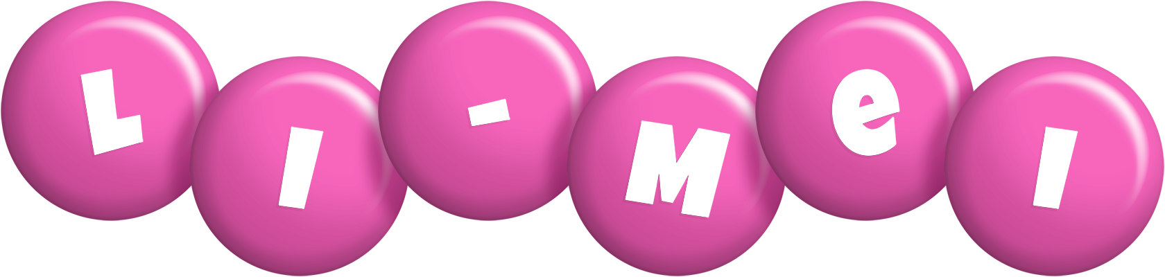 Li-Mei candy-pink logo