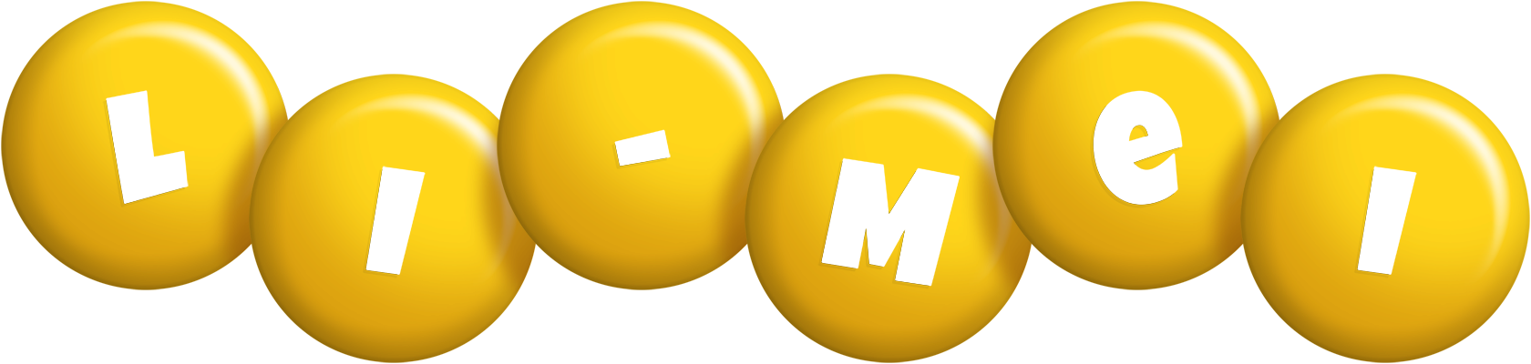 Li-Mei candy-yellow logo