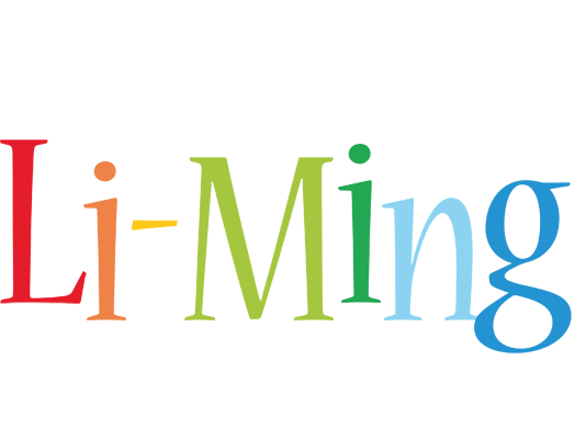 Li-Ming birthday logo