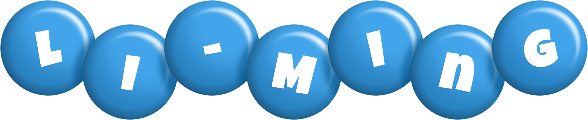 Li-Ming candy-blue logo