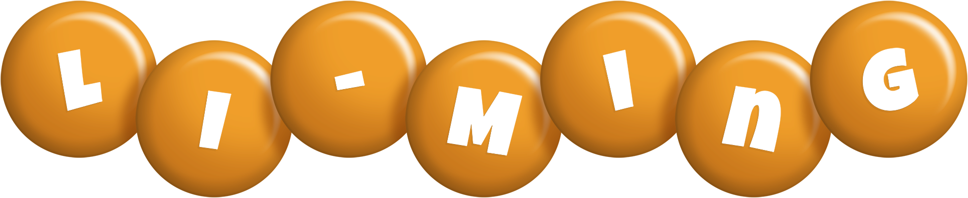 Li-Ming candy-orange logo