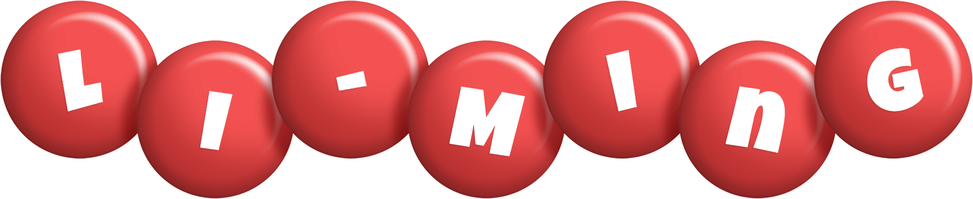 Li-Ming candy-red logo