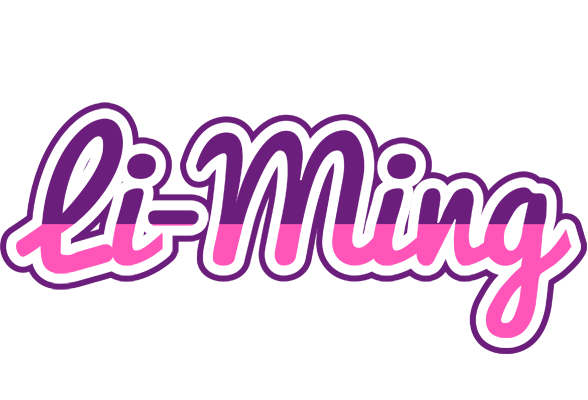 Li-Ming cheerful logo