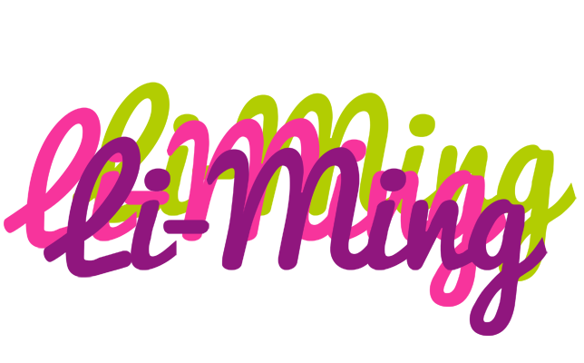 Li-Ming flowers logo