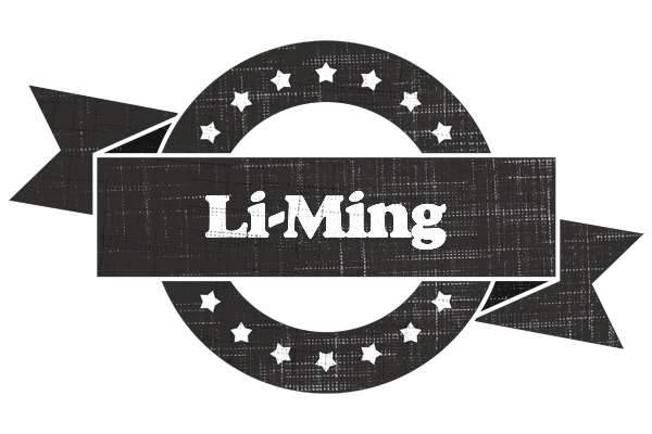 Li-Ming grunge logo