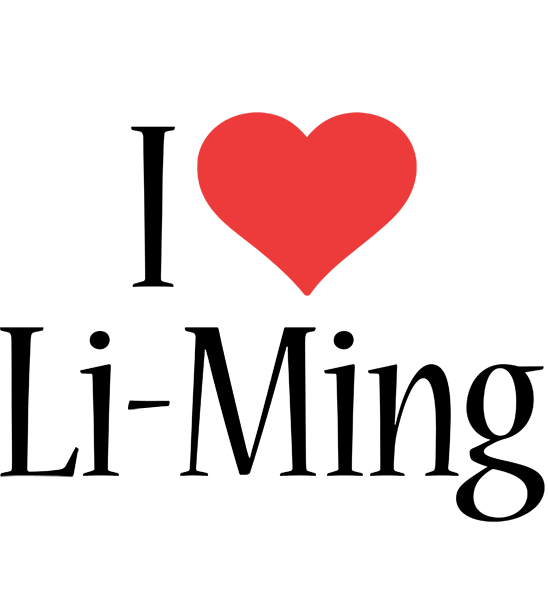 Li-Ming i-love logo