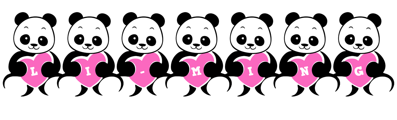Li-Ming love-panda logo