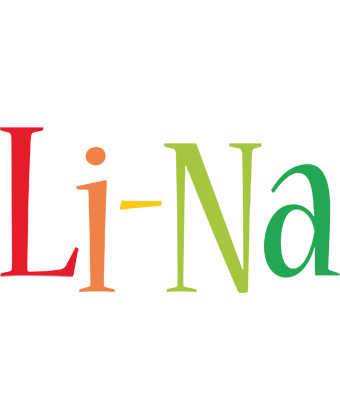 Li-Na birthday logo