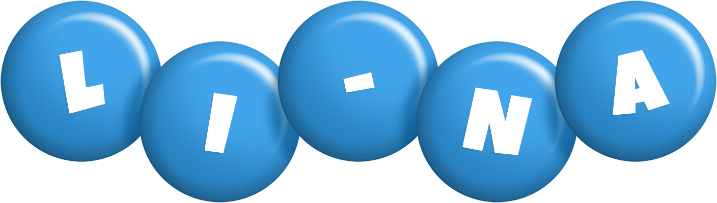 Li-Na candy-blue logo