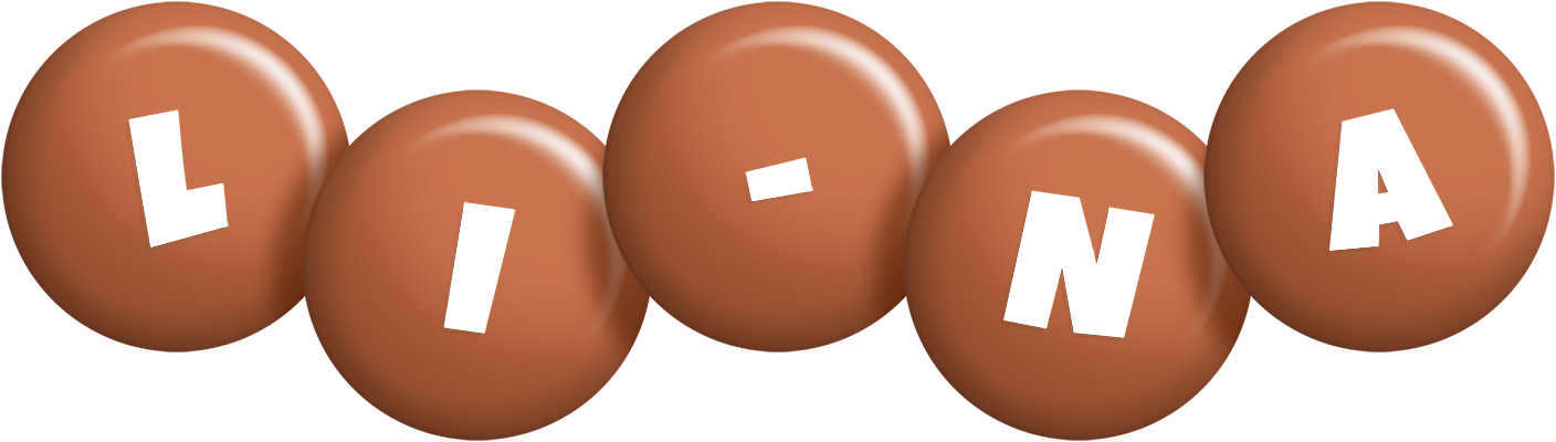 Li-Na candy-brown logo