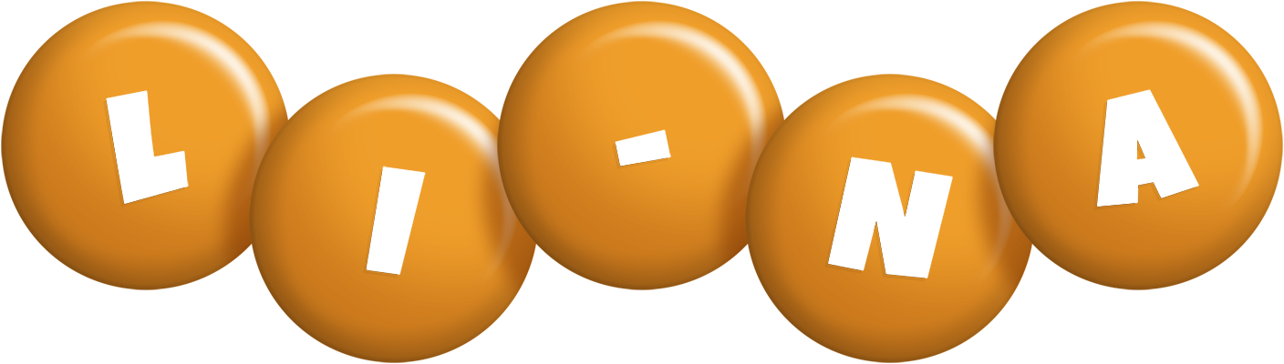 Li-Na candy-orange logo