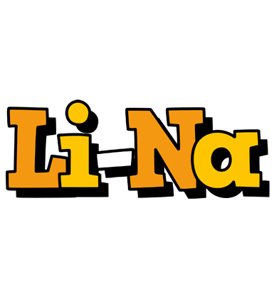 Li-Na cartoon logo