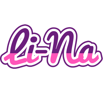 Li-Na cheerful logo