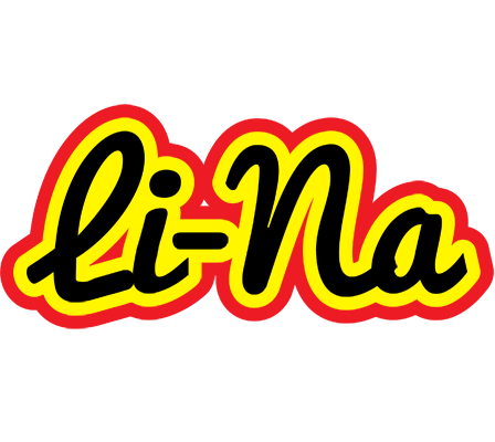 Li-Na flaming logo
