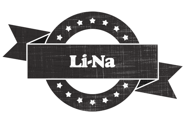 Li-Na grunge logo