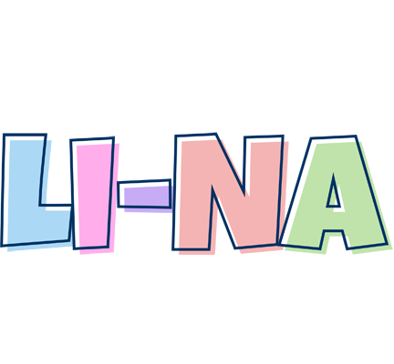 Li-Na pastel logo