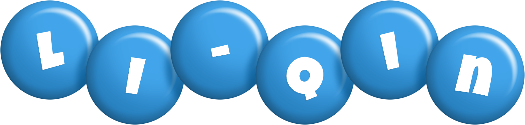 Li-Qin candy-blue logo