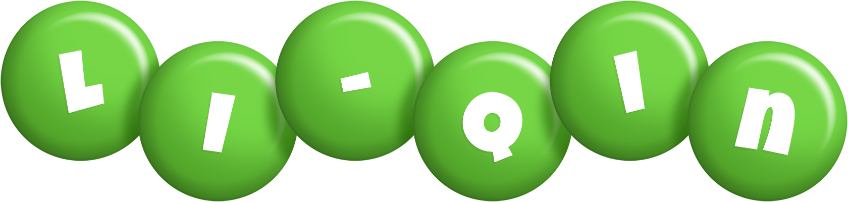 Li-Qin candy-green logo