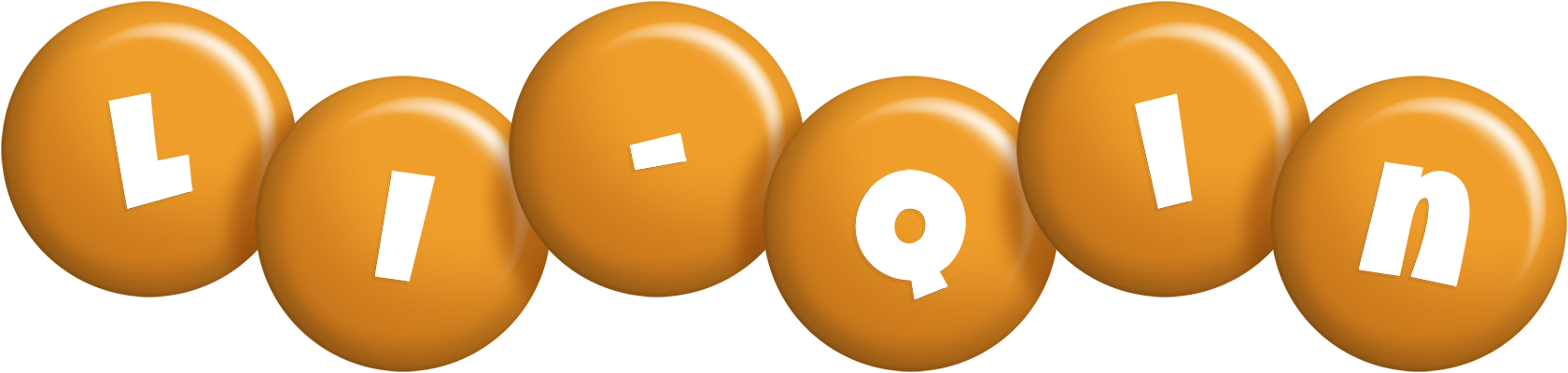 Li-Qin candy-orange logo
