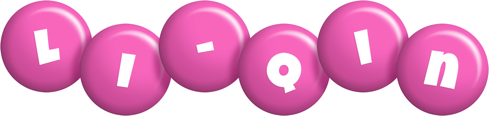 Li-Qin candy-pink logo