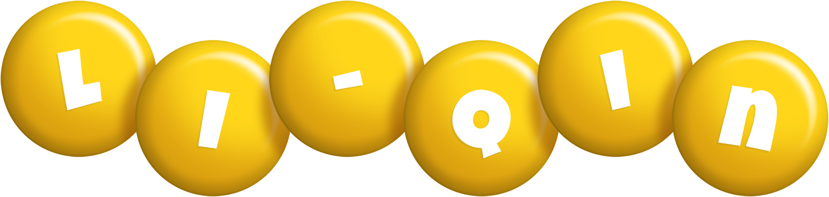 Li-Qin candy-yellow logo