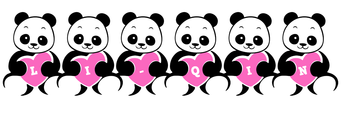 Li-Qin love-panda logo