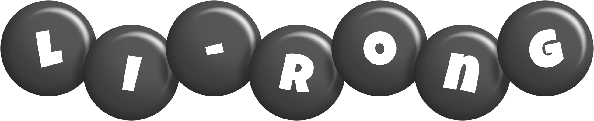 Li-Rong candy-black logo