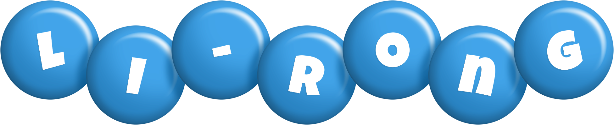 Li-Rong candy-blue logo