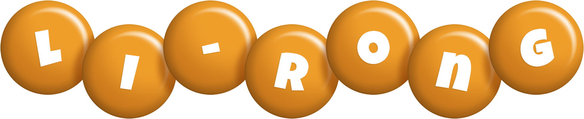 Li-Rong candy-orange logo