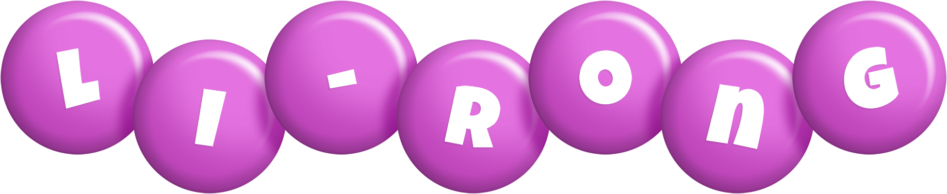 Li-Rong candy-purple logo