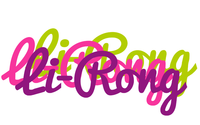 Li-Rong flowers logo