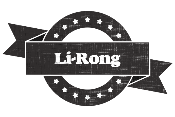 Li-Rong grunge logo