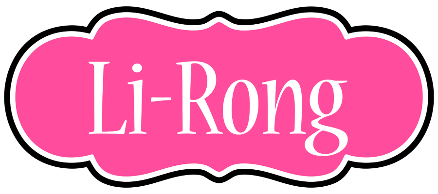 Li-Rong invitation logo