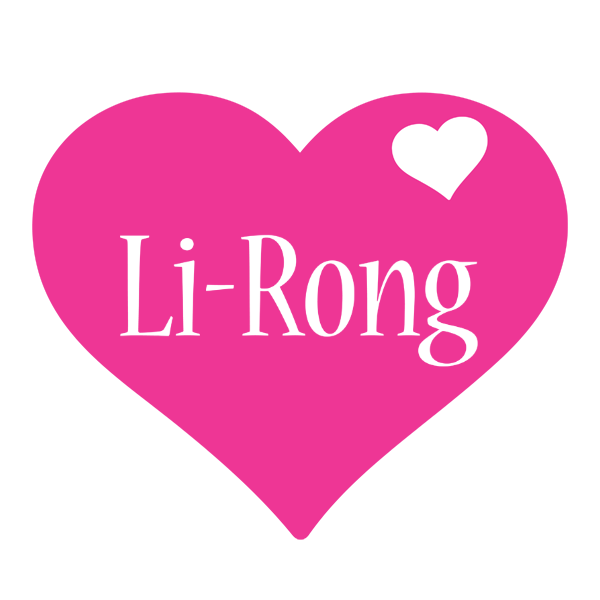 Li-Rong love-heart logo