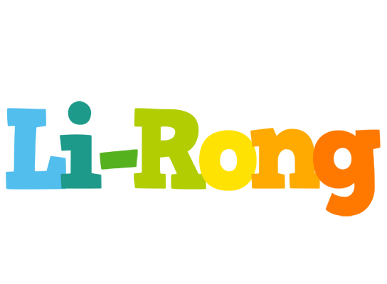 Li-Rong rainbows logo