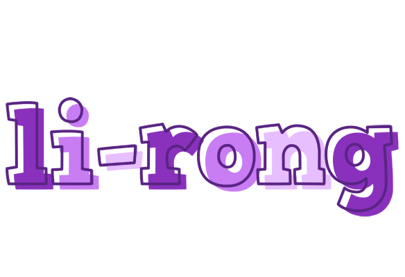 Li-Rong sensual logo