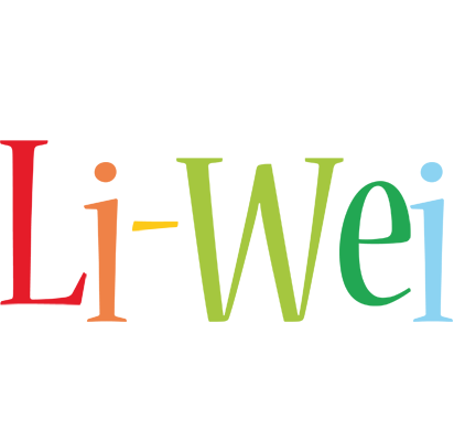 Li-Wei birthday logo