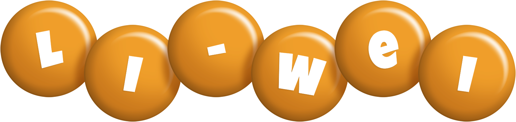 Li-Wei candy-orange logo