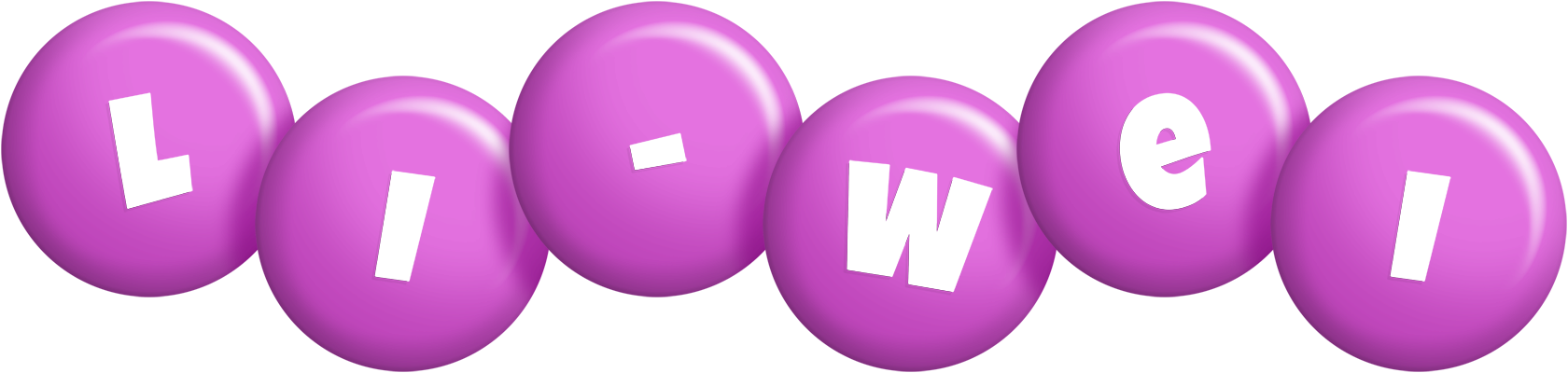 Li-Wei candy-purple logo