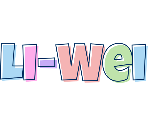 Li-Wei pastel logo