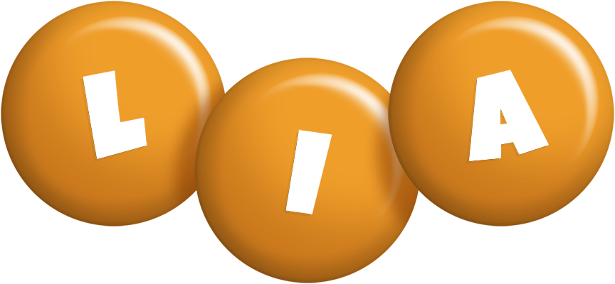 Lia candy-orange logo