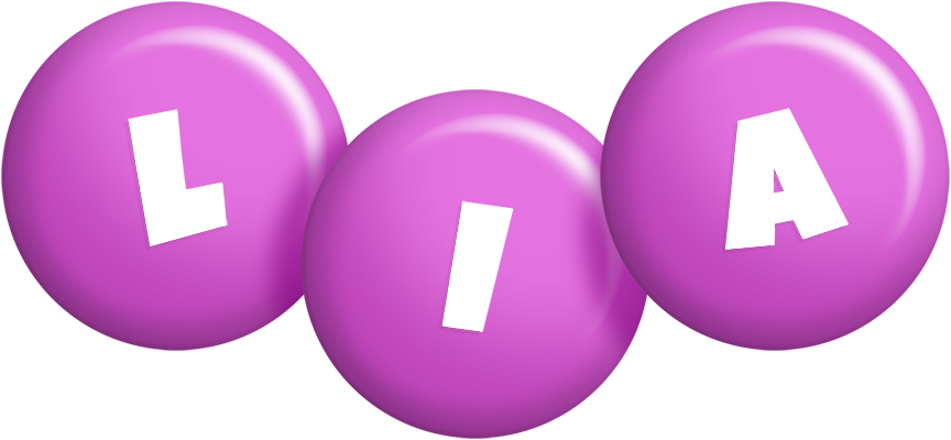 Lia candy-purple logo