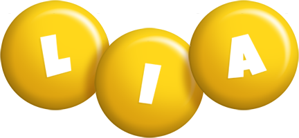 Lia candy-yellow logo