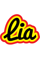 Lia flaming logo
