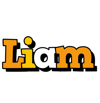 Liam cartoon logo