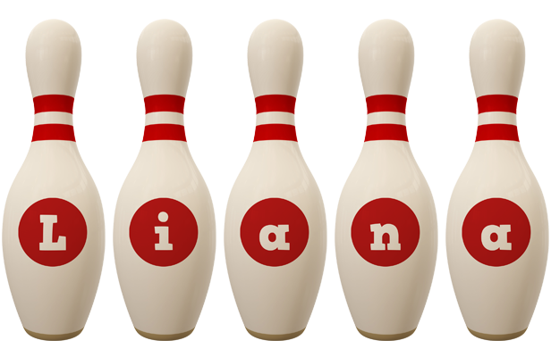 Liana bowling-pin logo