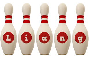 Liang bowling-pin logo