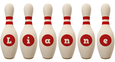 Lianne bowling-pin logo