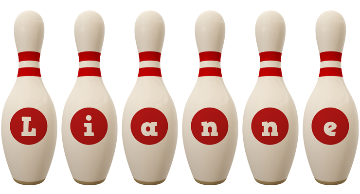 Lianne bowling-pin logo